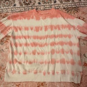 Pink & White Tie Dye Long Sleeve